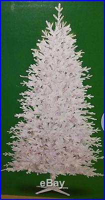 NEW Philips 7 FT PreLit Christmas Tree White Balsam Fir Clear Lights 2299 TIPS