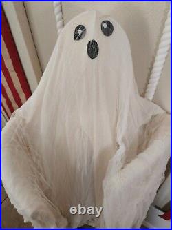 NEW Pottery Barn Light Up Hanging Ghost Halloween PROP decor