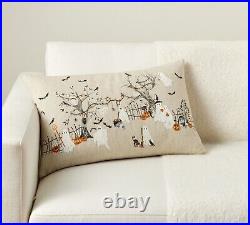 NEW Pottery Barn Scary Squad Lumbar Pillow Cover, Halloween, Ghosts