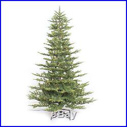 NEW Puleo Tree Company 7.5' Pre-lit Aspen Green Fir Christmas 700 UL Clear Light