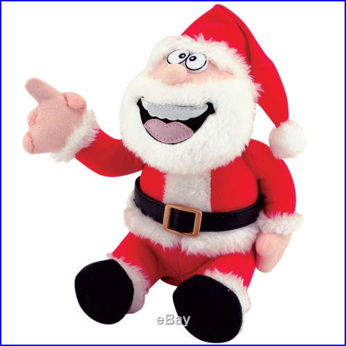 NEW Pull My Finger Animated Farting Christmas Santa Claus Novelty Plush Doll Toy