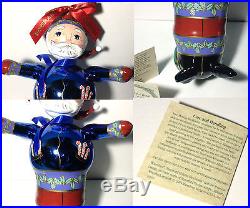 NEW RARE WATERFORD Glass LIMITED EDITION Majestic SANTA Christmas Ornament w BOX