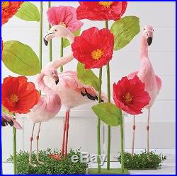 NEW! RAZ ImportsLg 24.5 Standing FlamingoSet of 2Easter/Summer/Beach/Cottage