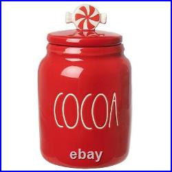 NEW Rae Dunn PEPPERMINT COCOA Baby Figural Canister LL ONLINE EXCLUSIVE
