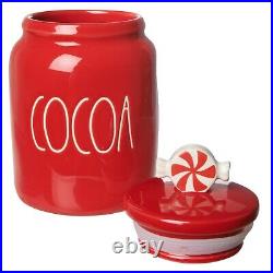 NEW Rae Dunn PEPPERMINT COCOA Baby Figural Canister LL ONLINE EXCLUSIVE