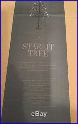 NEW Restoration Hardware Starlit Christmas Holiday Tree 9' FOOT / SNOW WHITE