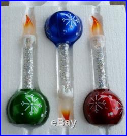 NEW SET OF 3 LED HOLIDAY CANDLES COLOR CHANGING CHRISTMAS ORNAMENT CANDLE LIGHT