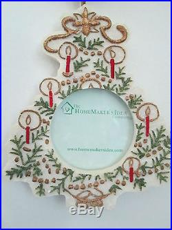 NEW Set of 3 Christmas Holiday Hanging Photo Picture Frames Christmas Tree