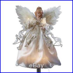 NEW TREETOP LIGHT ANGEL CHRISTMAS XMAS TREE DECOR 2015 STAR WHITE GOLD