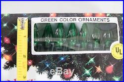 NEW Vintage GE String-A-Long CLASSIC CHRISTMAS LIGHTS Lot of 10 boxes GREEN