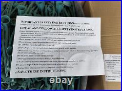 NEW WINTERGREEN LIGHTING 1000 feet C7/C9 Christmas Spool Green Wire with Socket