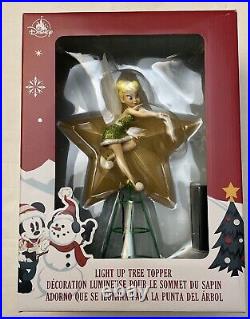 NIB Disney Store 2021 Tinker Bell Light Up Tree Topper HTF
