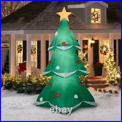 NIB GIANT 10' Animated Rotating Christmas Tree Airblown Inflatable NIB by Gemmy