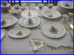 NIKKO CHRISTMASTIME LOT! 66! Trays Bowls Dinner Plates Candlesticks Cups MORE