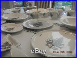 NIKKO CHRISTMASTIME LOT! 66! Trays Bowls Dinner Plates Candlesticks Cups MORE