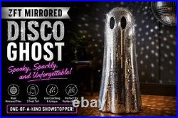 NWT 3 ft / 36 Disco Mirror Ball Silver Metallic Halloween Ghost Michael’s 2025