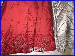 NWT $695 Kim Seybert Neiman Marcus Red Beaded Crystal Christmas Tree Skirt 62