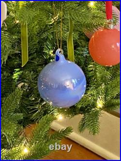 NWT Anthropologie set of 9 glass pearlized 4 Shining Ball Ornaments Christmas NWT Anthropologie set of 9 glass pearlized 4 Shining Ball Ornaments Christmas