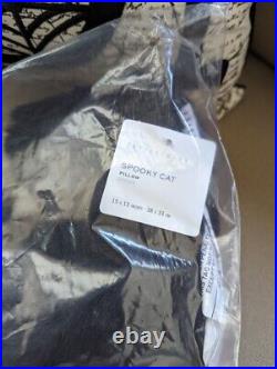 NWT Pottery Barn Halloween 2022 Black Cat Halloween 15 inches Pillow SOLD OUT
