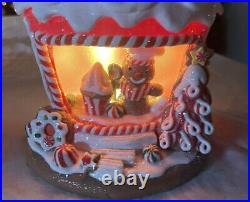 NWT Retired Dillard's gingerbread Cupcake Lights Up(Measurements Are In Photos)
