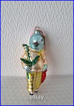 Nathalie Lete Glass Ornament Bird Christmas Decoration