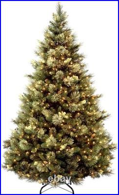 National Tree 6.5 Foot Pre-lit Artificial Christmas Tree Feel Real Carolina Pine
