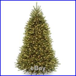 National Tree 7.5 Foot Dunhill Fir with 750 Clear Lights, Hinged (DUH-75LO)