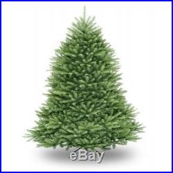 National Tree 7.5-feet Dunhill Fir Hinged Artificial Christmas Tree With Stand