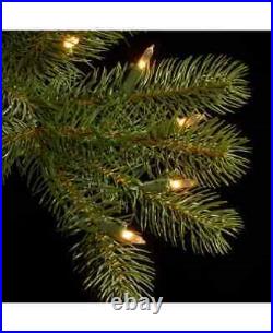 National Tree 9' Dunhill Fir Hinged Tree with 900 Low Voltage Dual LED Light NIB