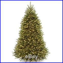 National Tree Co. DUH-65LO 6.5′ Pre-Lit Dunhill Fir Hinged Christmas Tree