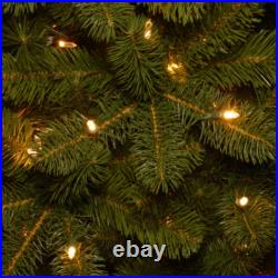 National Tree Company 12-ft Douglas Fir Pre-lit Slim Artificial Christmas Tree