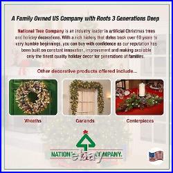 National Tree Company 4 Pc Assorted Greenery with White LED Lights