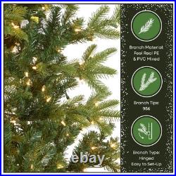 National Tree Company 6.5 ft Pre-Lit Norwegian Spruce Artificial Christmas Tree