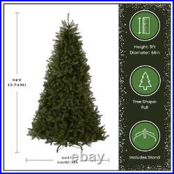 National Tree Company 9ft Unlit Dunhill Fir Full Artificial 8ft 11in, Green