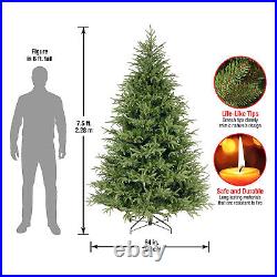 National Tree Company Frasier Grande Fir 7.5 Ft Prelit Artificial Christmas Tree