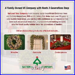National Tree Company Frasier Grande Fir 7 Foot Prelit Artificial Christmas Tree