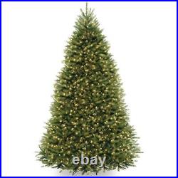 National Tree Company Pre Lit Dunhill Fir Full Bodied & Hinged Christmas Tree 9