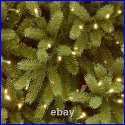 National Tree Company Pre Lit Dunhill Fir Full Bodied & Hinged Christmas Tree 9
