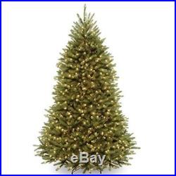 National Tree Dunhill Fir Hinged 7.5′ Christmas Tree 750 Clear DUH-75LO