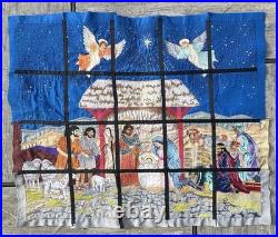 Nativity Embroidery Tiles Tapestry Panel Christmas Anita Goodesign Embroidered