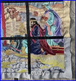 Nativity Embroidery Tiles Tapestry Panel Christmas Anita Goodesign Embroidered