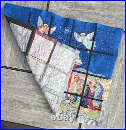 Nativity Embroidery Tiles Tapestry Panel Christmas Anita Goodesign Embroidered