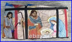 Nativity Embroidery Tiles Tapestry Panel Christmas Anita Goodesign Embroidered
