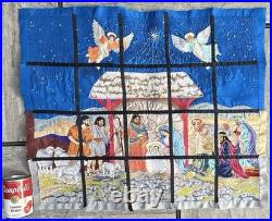 Nativity Embroidery Tiles Tapestry Panel Christmas Anita Goodesign Embroidered