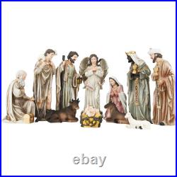 Nativity Scene Set 12 Inch 11 Piece Holy Family & Magi Nacimiento 2194SN New