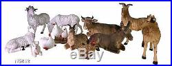 Nativity Set Animal Collection (Cow, Donkey, Lamb,) 12 Piece Set Collection De Ani