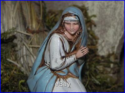 Nativity Set Pesebre Presepio Creche Manger Scene 3.5 Figurines Landi Italy