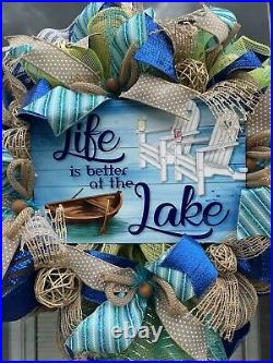 Nautical Summer Everyday Lake Home Wreath