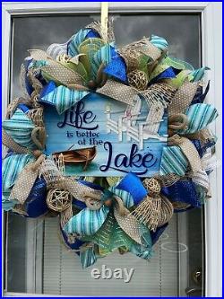Nautical Summer Everyday Lake Home Wreath