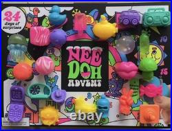 Nee Doh Christmas Countdown Door Advent Calendar for Kids, Multicolor
